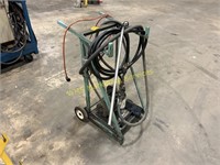 Hydraulic Fluid Pump & Cart
