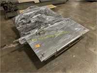 Pallet of Aluminum - 1/2" Plate 24"x57", 1/4"