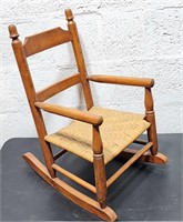 Children Wooden Rocking Chair