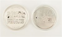 Coin 2 Silver 1oz Rounds of.999 Silver Peanuts
