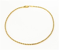 Jewelry 14k Gold Anklet / Bracelet