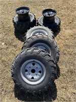 Assorted CanAm 12" Tires & Rims