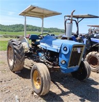 3600 FORD TRACTOR W/CANOPY - 3,764 HOURS