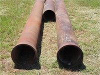 (2) 18' AND (1) 5' METAL PIPE
