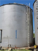 LARGE GRAIN BIN W/DRYERS AND AUGERS