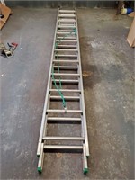 24ft werner aluminum extension ladder