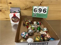 Assorted Christmas Balls & Other Ornaments