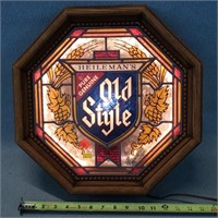 15" Octagon Old Style Beer Light