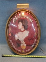 Old Milwaukee Beer Oval Light Picture