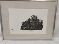 Andrew Wyeth signed lithograph "St. George's