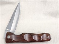 Mcusta Damascus blade folding knife .  Seki-