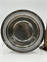 Signed Gorham Sterling silver pierced tray