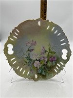 Beautiful handpainted porcelain plate
