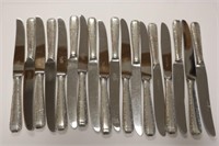 (18) TOWLE CANDLELIGHT STERLING HNDL DINNER KNIVES