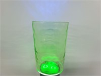 Uranium glass cup