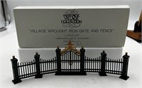 Department 55 wrought iron iron gate & fence metal