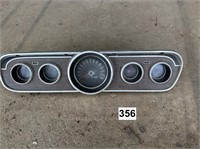 1966 Mustang Pony instrument cluster