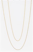 Jewelry Two 14k Gold Chains