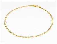 Jewelry 14kt Yellow Gold Figaro Bracelet