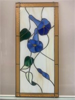 10 X 21 Stained Glass Floral Panel