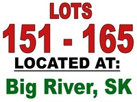 Lot 151 - 165 Located at Big River, SK