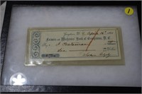 1861 DISTRICT OF COLUMBIA BANK RECEIPT
