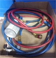 FREON AC HOSES, GAUGES