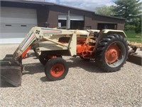 Case David Brown 1210 Tractor w/Dunham Lehr Hyd.