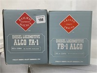 Aristocraft G Ga  FA-1, FB-1 Alco AB Diesels, OB's