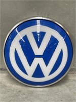 Original VW Dealership Light Box Lens In Frame -