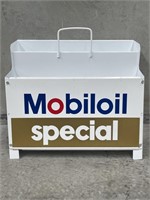 MOBILOIL SPECIAL 10 Bottle Oil Rack With Original