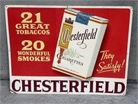 Original CHESTERFIELD CIGARETTES Embossed Tin