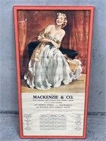 Original 1957 MACKENZIE & CO Fruit Exporters &