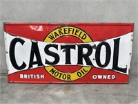 Original CASTROL WAKEFIELD MOTOR OIL Embossed