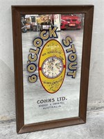 COHNS LTD 6 O’CLOCK STOUT Advertising Pub Mirror