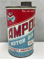 AMPOL Chevron 1 Quart Tin