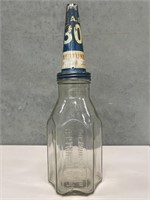 Embossed NEPTUNE 1 Quart Oil Bottle With NEPTUNE
