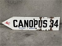 Original CANOPUS 34 Mobilgas & Mobiloil Enamel