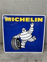 Original MICHELIN MAN Enamel Sign - 650 x 650