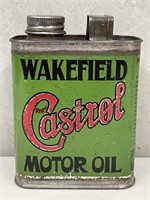 Small CASTROL WAKEFIELD Motor Oil Tin - Height