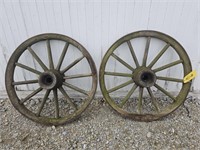 2 WAGON WHEELS