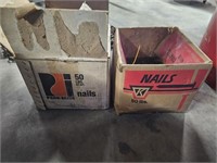 2 BOXES OF ROOFING & CEMENT NAILS