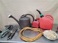 Tools, Gas Can, Extension Cord, Watering Can