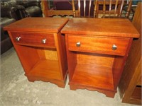 2 ONE DRAWER NIGHT STANDS