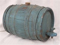 Antique Brandy keg with spigot measures 10"h 7"w