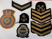 Royal Canadian Navy Service Chevrons etc