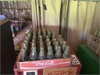 2 Coca Crates and bottles