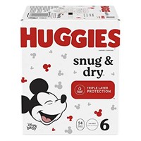 Huggies Snug & Dry Baby Diapers Size 6 54ct