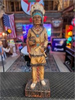 3ft 6” Tall Wooden Carved Native Display