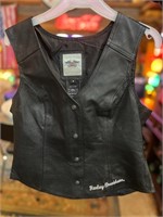 Women’s Medium Leather Harley Davidson Vest